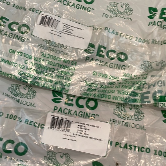 New in Bag 3 Pack Sizes M Fruit of the Loom Dark Gray V Neck shirts - Picture 14 of 14